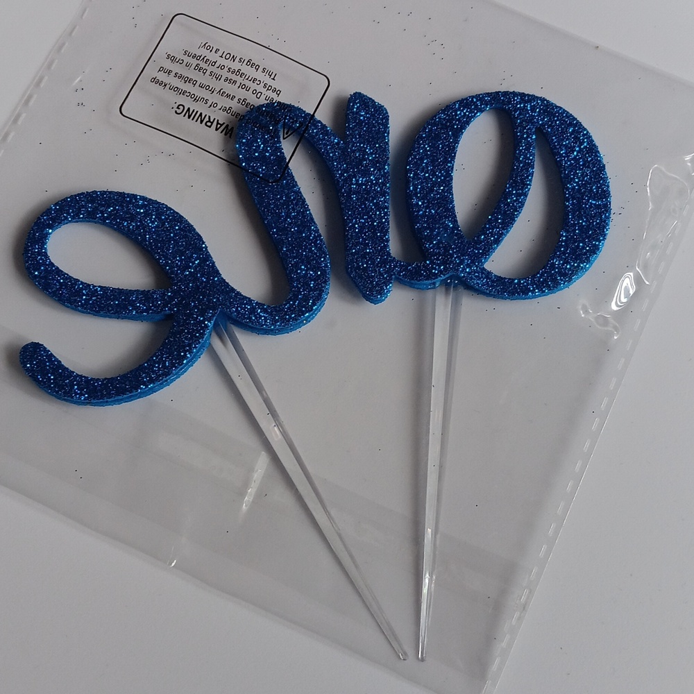 CAKE TOPPER BDAY 1 - Picture 2 of 2